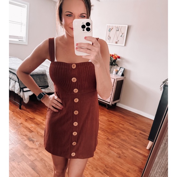 Privacy Please Dresses & Skirts - privacy please ribbed button front mini dress